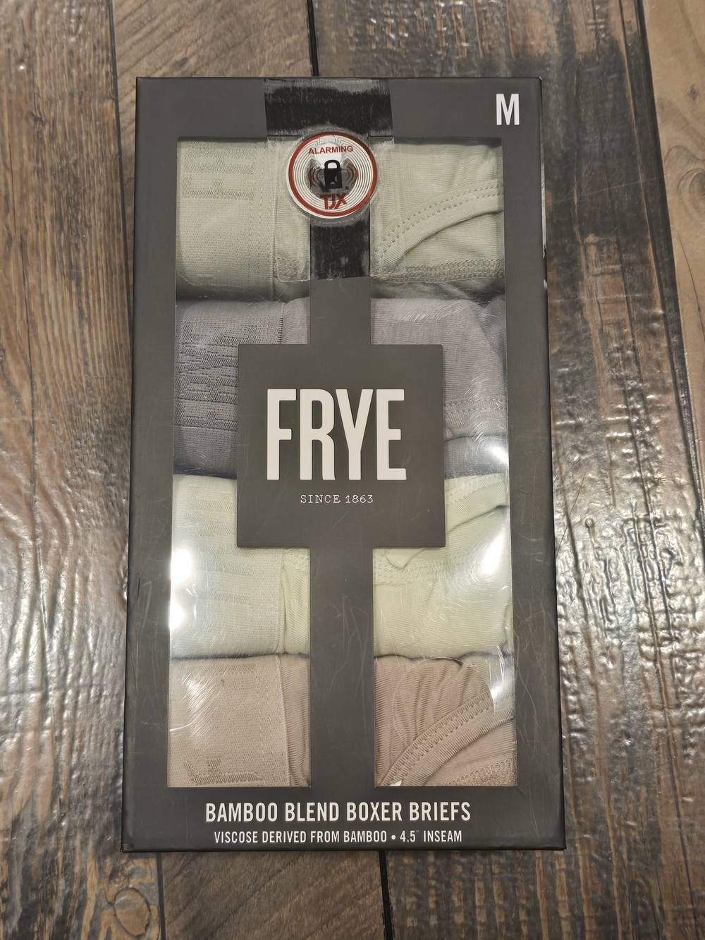 FRYE Boxer Briefs Medium Mens  4 Pack Bamboo Blend Ultrasoft Multicolor New